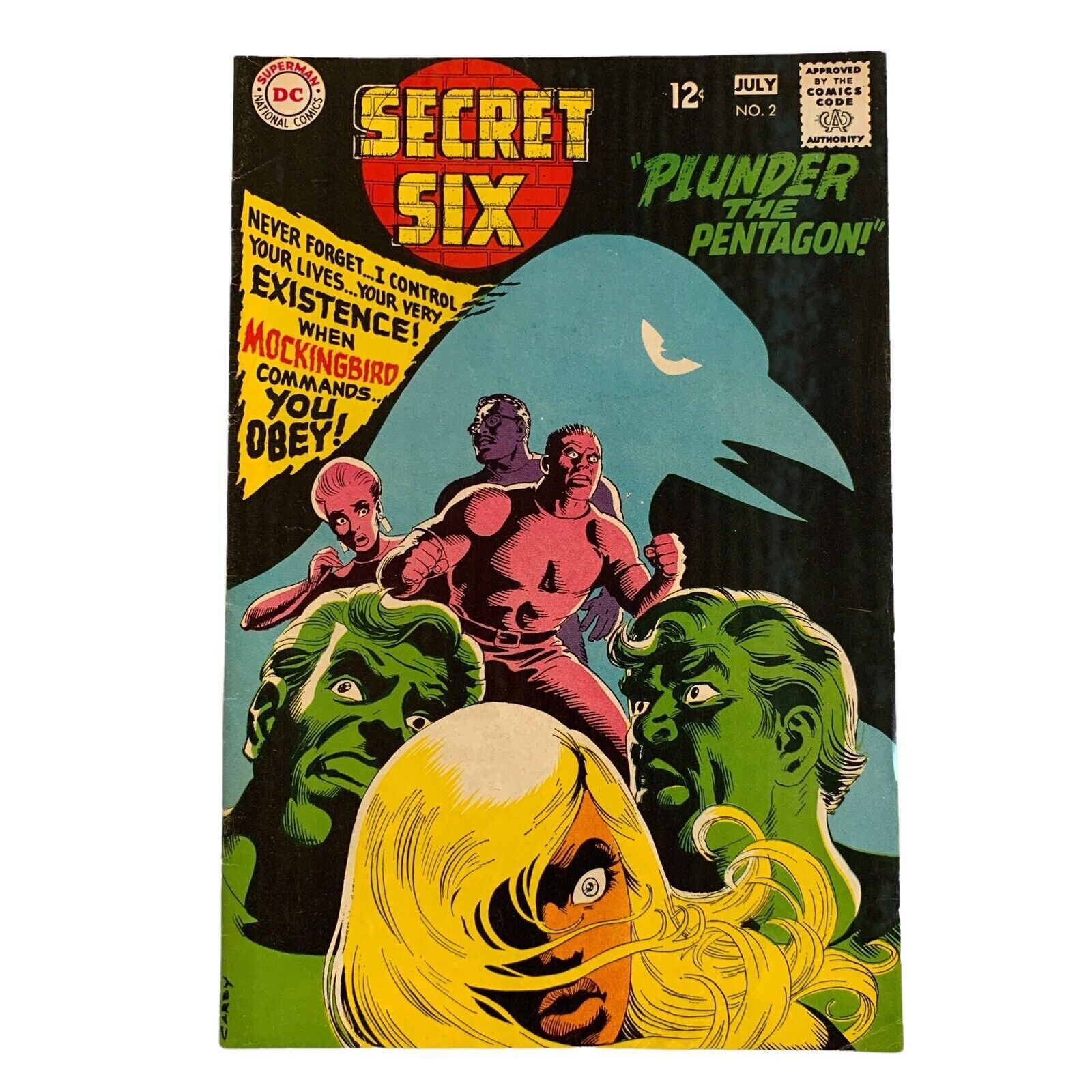Secret Six #2 (1968) Comic Book DC Comics