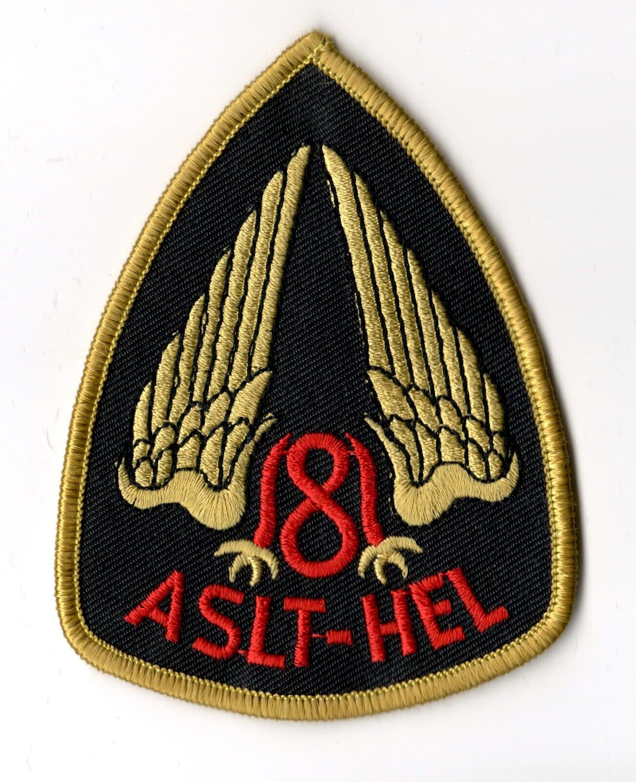 US Army 181st Aviation Company (AHC), Assault Helicopter Company ASLT-HEL Patch
