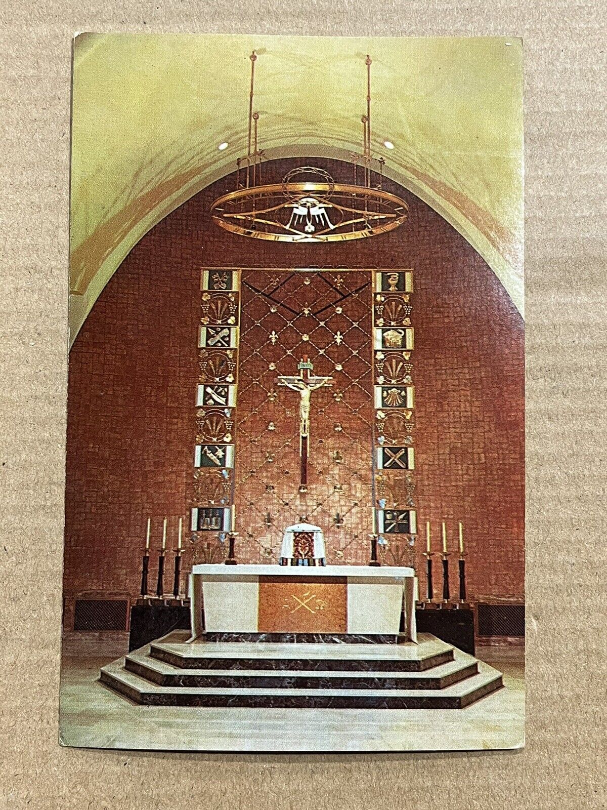 Postcard Washington DC High Altar New Church of St Stephen Martyr Vintage PC