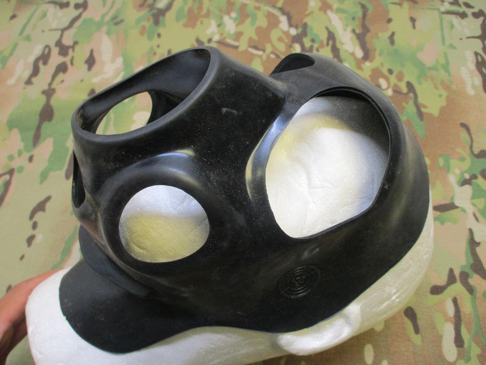 NOS M40 GAS MASK SECOND SKIN REPLACEMENT PARTS BLACK OUTER LAYER FULL FACE SMALL