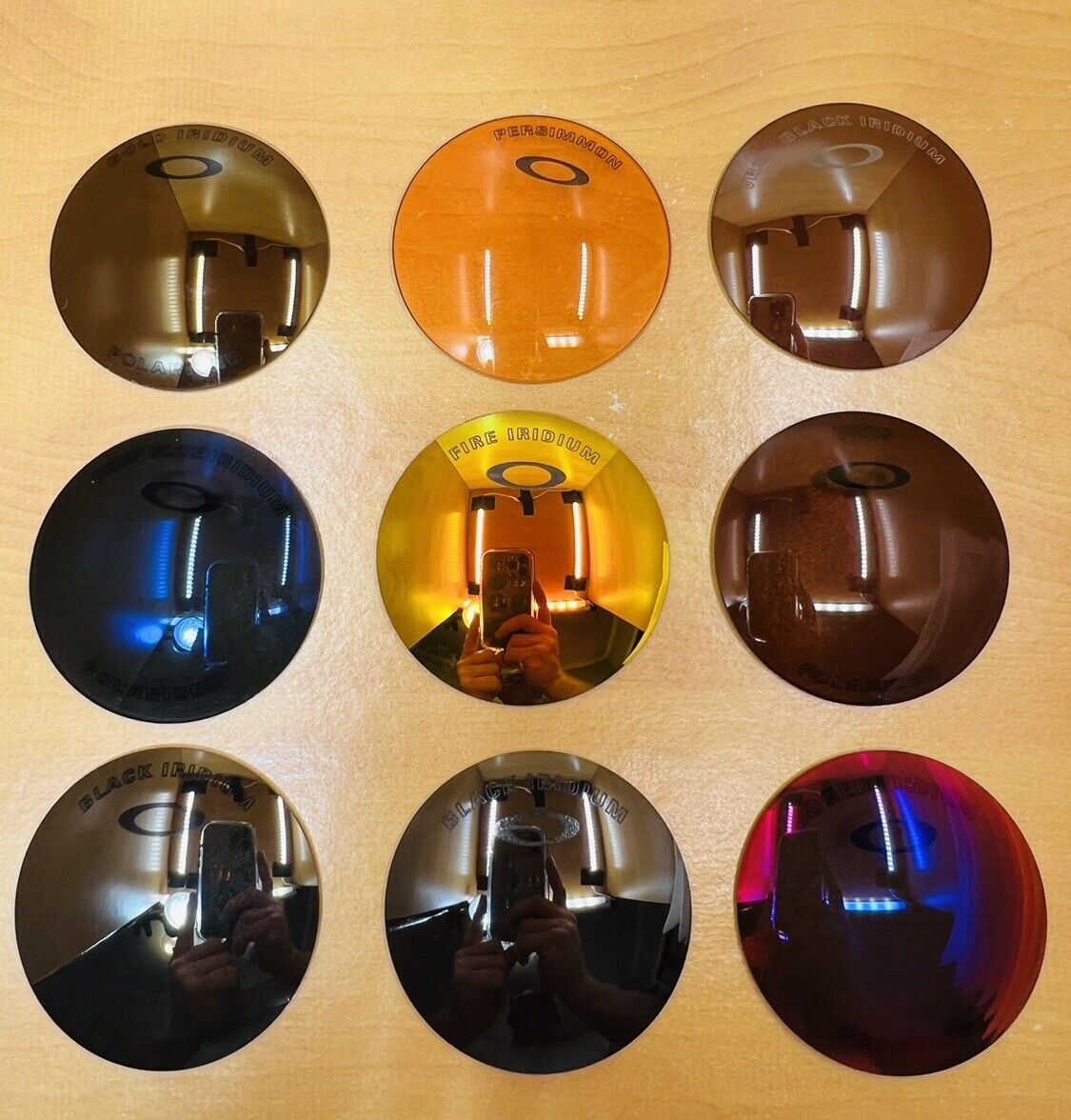 ❗️New Oakley Lens Store Display Salesman Samples Collectors XMetal Lenses