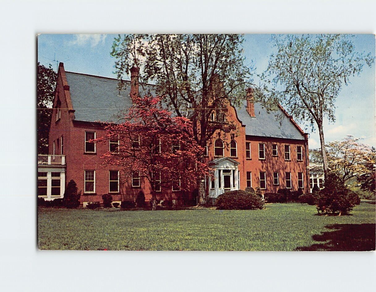 Postcard Brown Villa New York Hospital-Cornell Medical Center White Plains NY