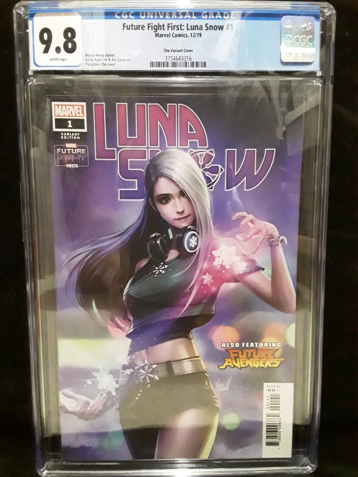 CGC 9.8 Future Fight Firsts : Luna Snow # 1 1:25 Cho Netmarble Variant NM/MT