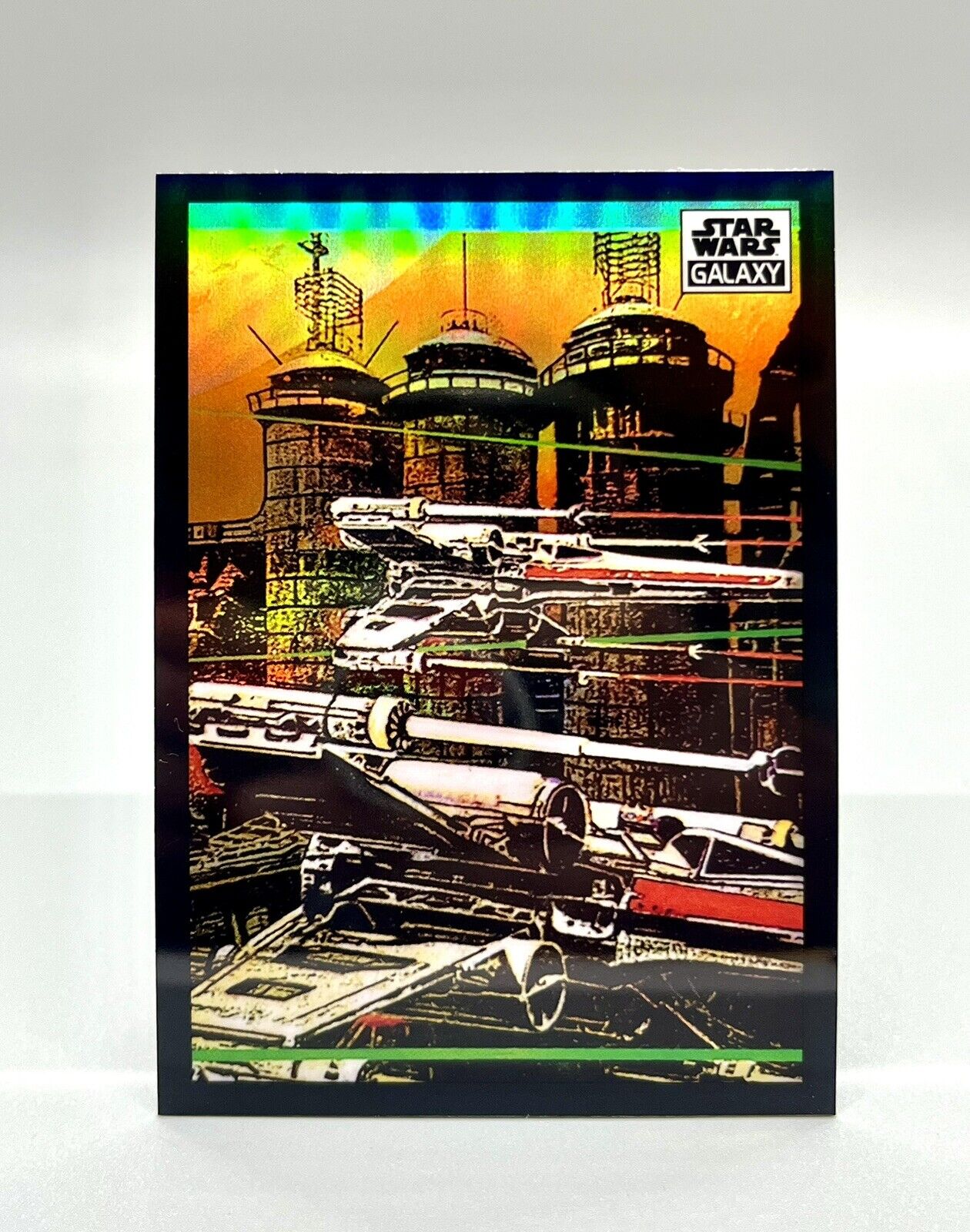 2022 Topps Chrome - Star Wars Galaxy - #38 X-Wings In Formation - Refractor
