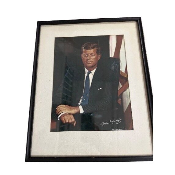 1960s John F Kennedy Portrait Vintage