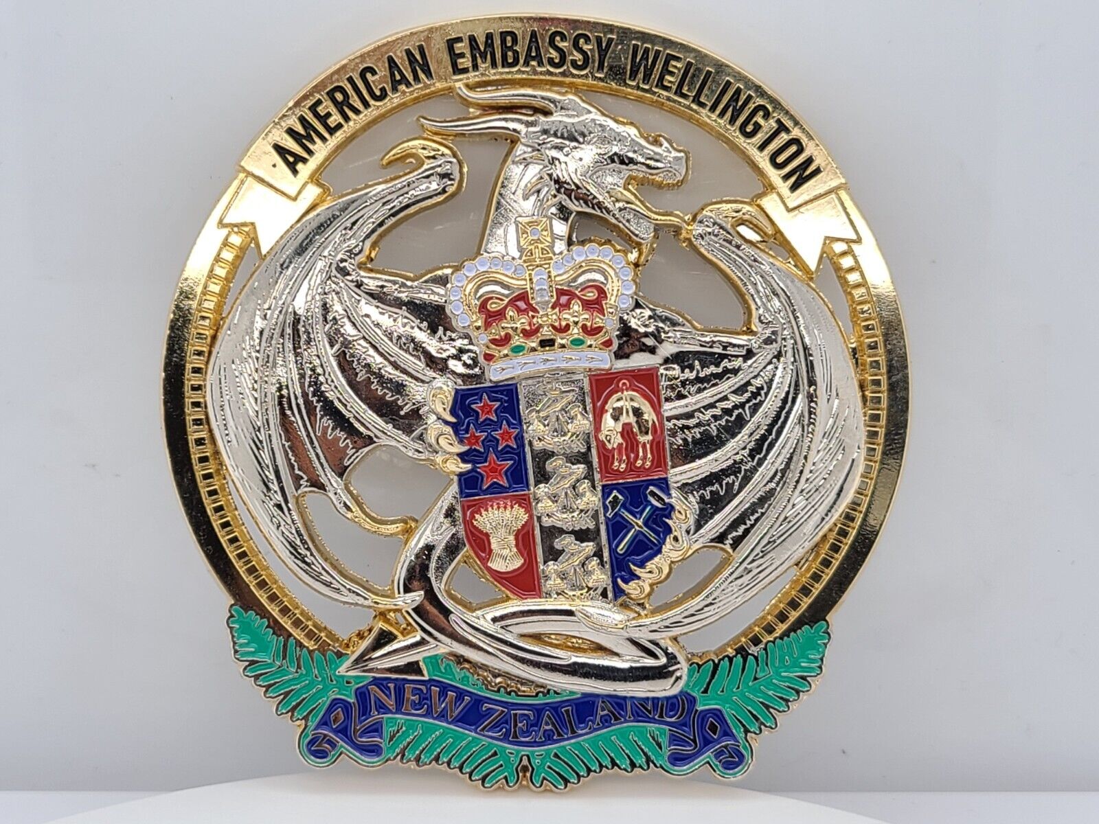 Marine Security Guard Detachment Wellington, New Zealand Challenge Coin