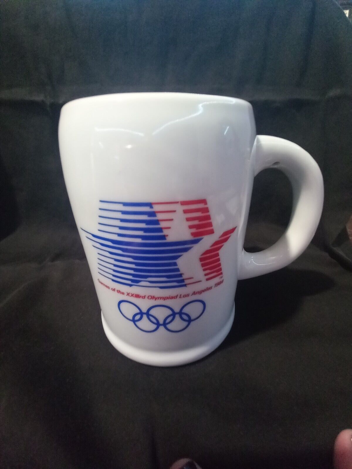 beer mug papel LA84 Los Angeles 1984 games of xxlllrd olympiad 23rd olympics 