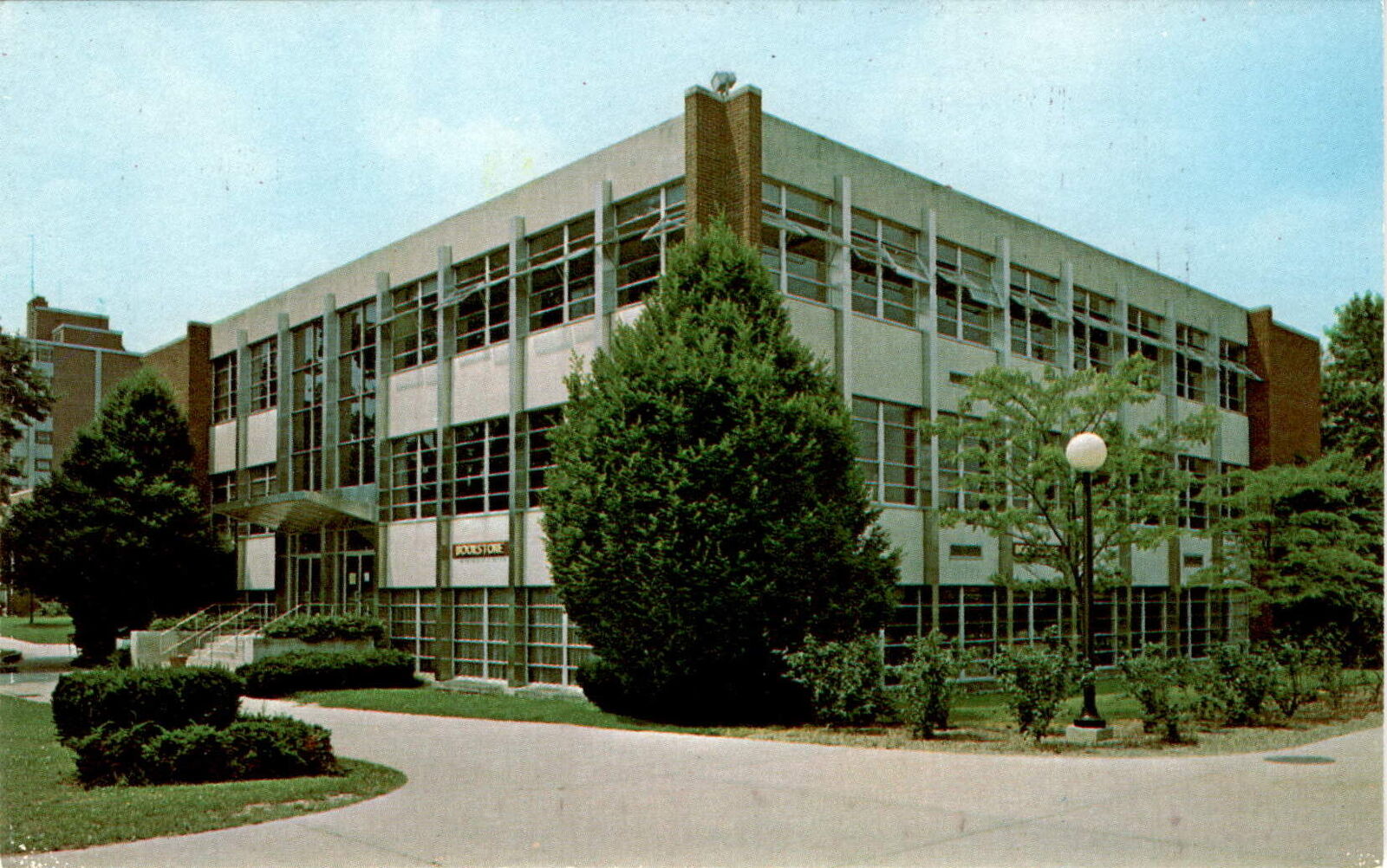 Vintage Ashland College Postcard: Bookstore & Campus Center