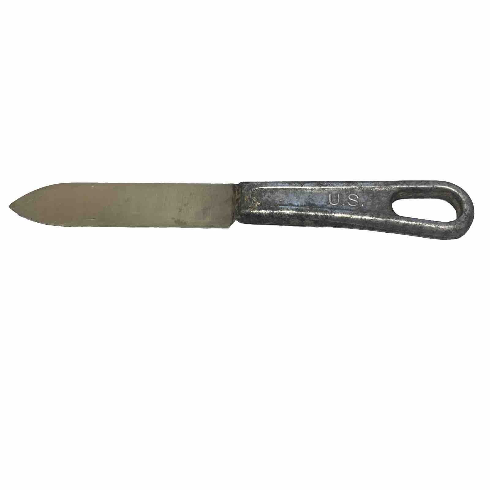 WWII 1945 LF&C US Military Army Navy Mess Kit Knife 3.75” Blade USA 🇺🇸 