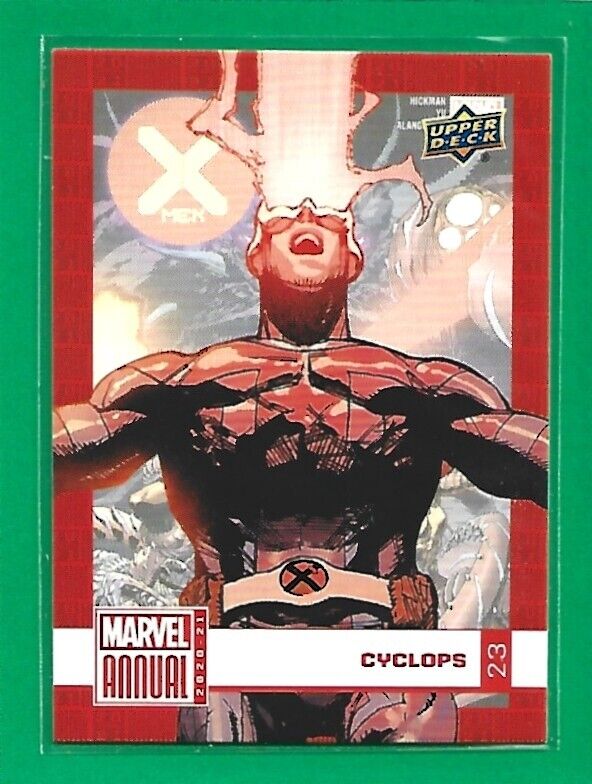 2020-21 Upper Deck Marvel Annual Cyclops #23 Base Card 