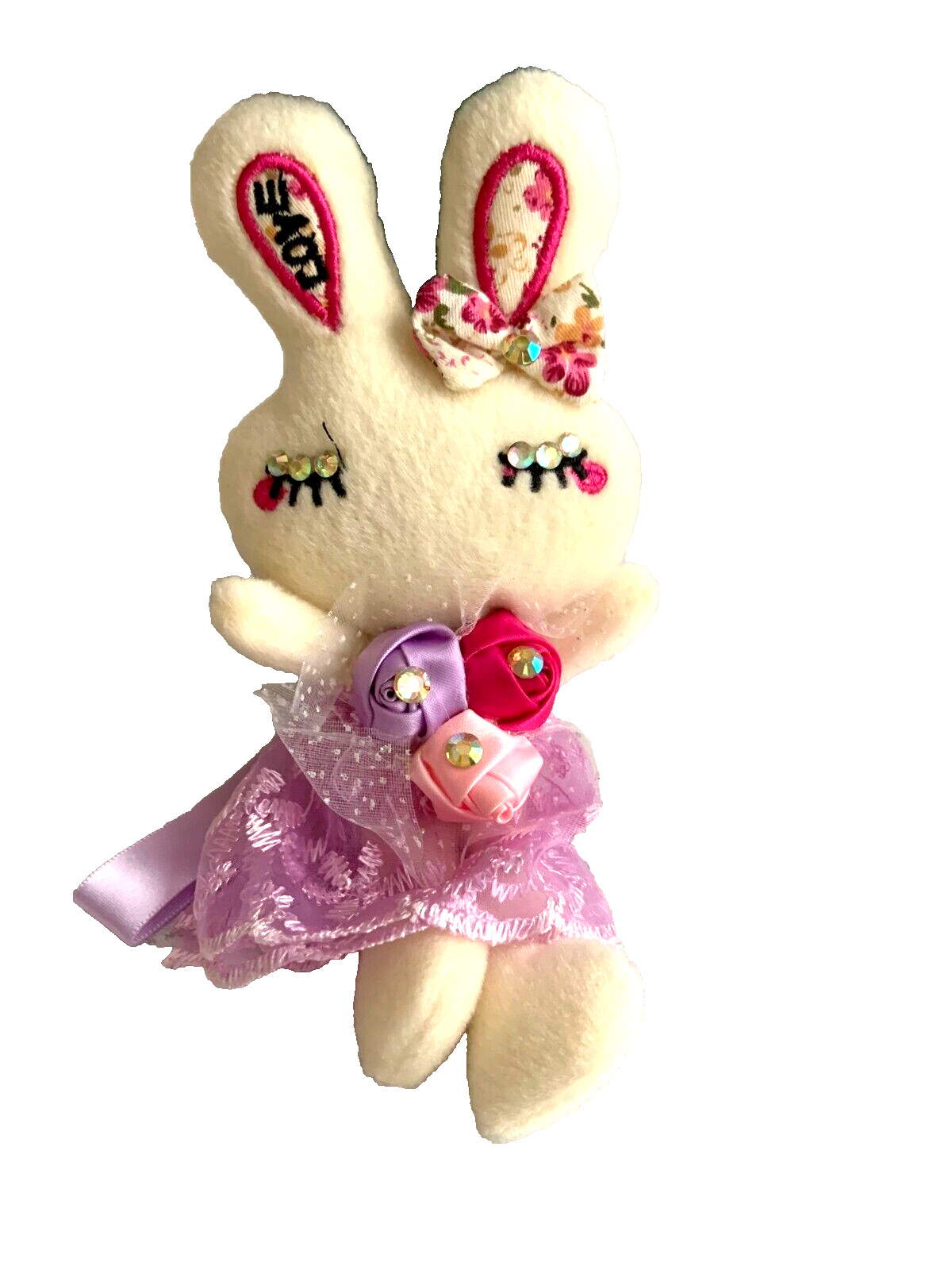 e-B LG Plush  LOVE  the Lucky Rabbit Girlfriend New with Tags 7\