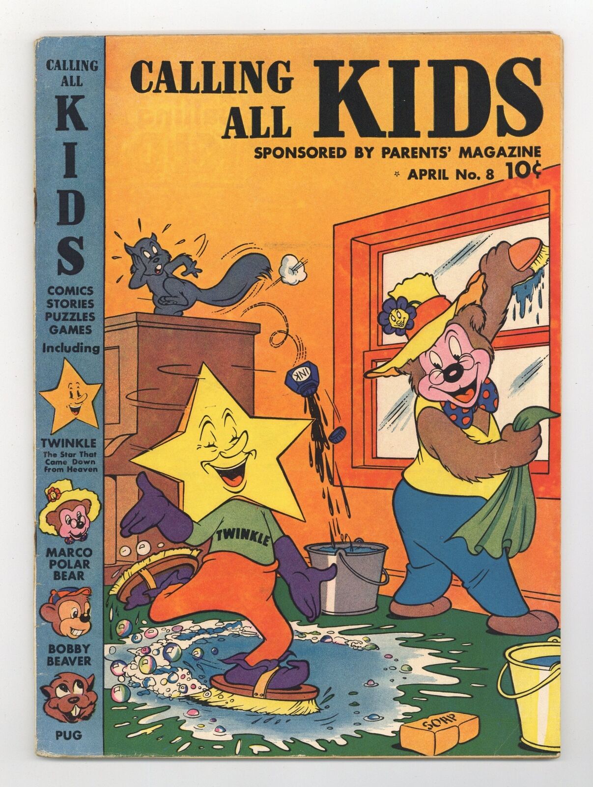 Calling All Kids #8 VG+ 4.5 1947