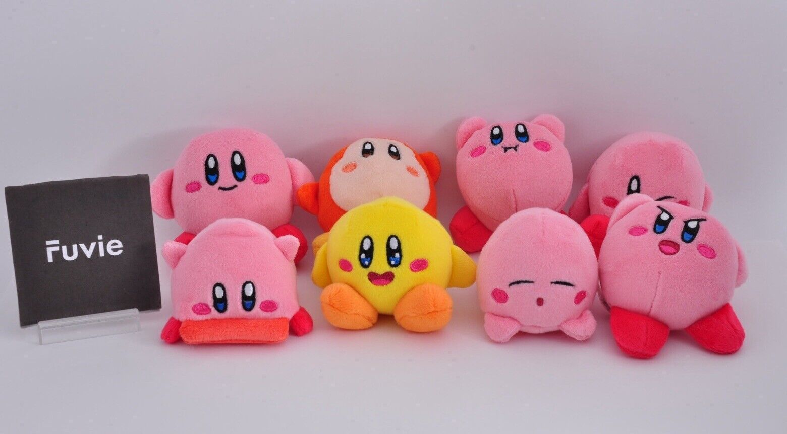 Kirby of the Stars Plush Complete 8 types Happy set McDonald\'s Japan Vol.1 & 2