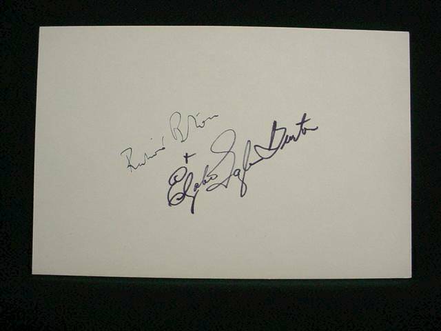 NobleSpirit {3970} Exceptional Richard Burton & Elizabeth Taylor Autographs 