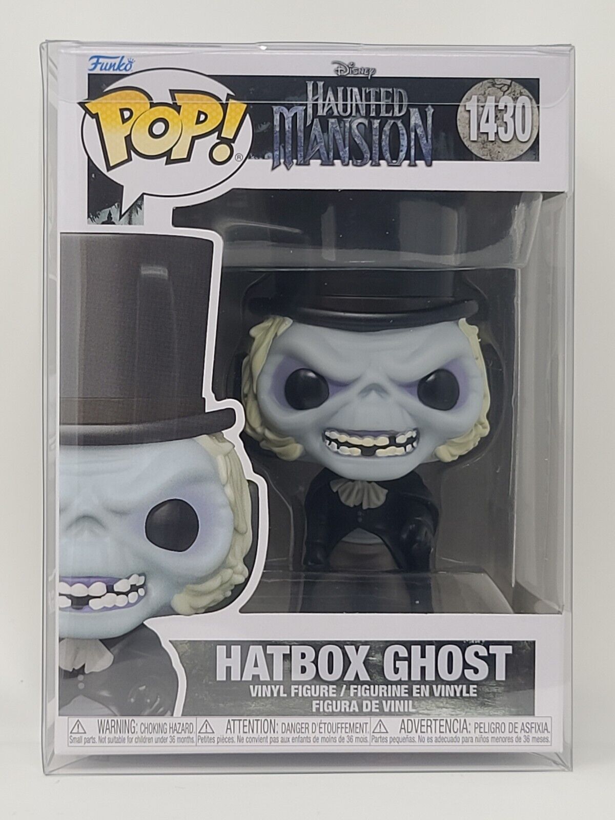 Funko Hatbox Ghost 1430 Disney Haunted Mansion  with Protector Box