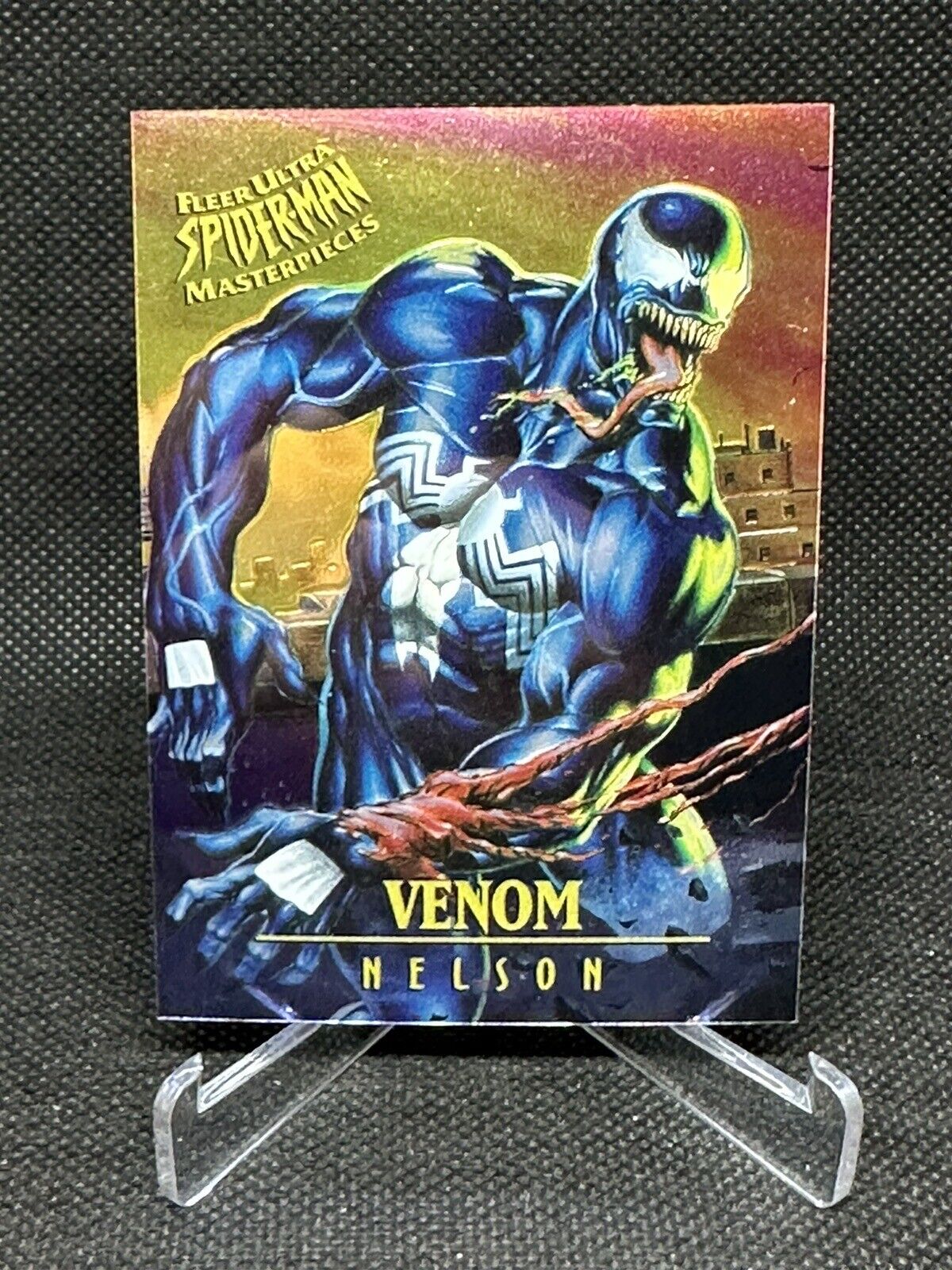 1995 Fleer Ultra Spiderman Masterpieces Venom 7/9 - Nelson