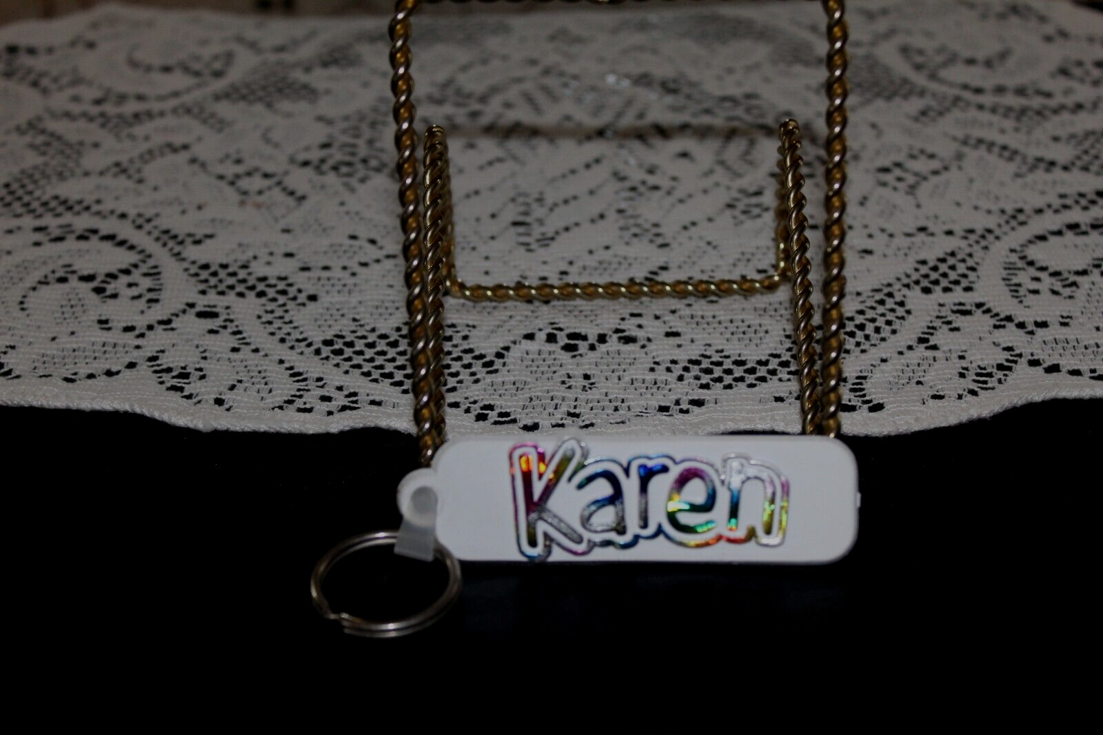 Karen Personalized Keychain/Key Ring