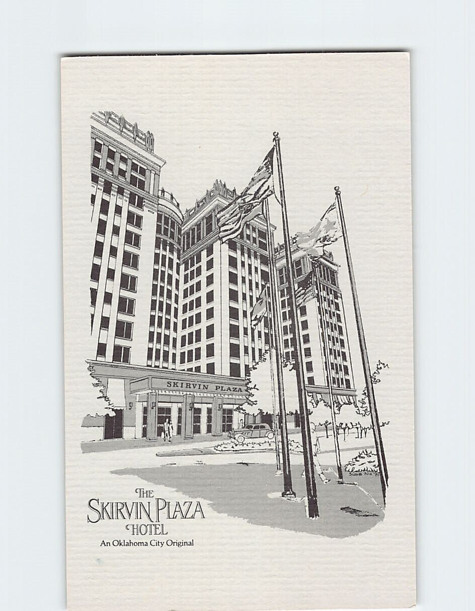 Postcard The Skirvin Plaza Hotel Oklahoma City Oklahoma USA