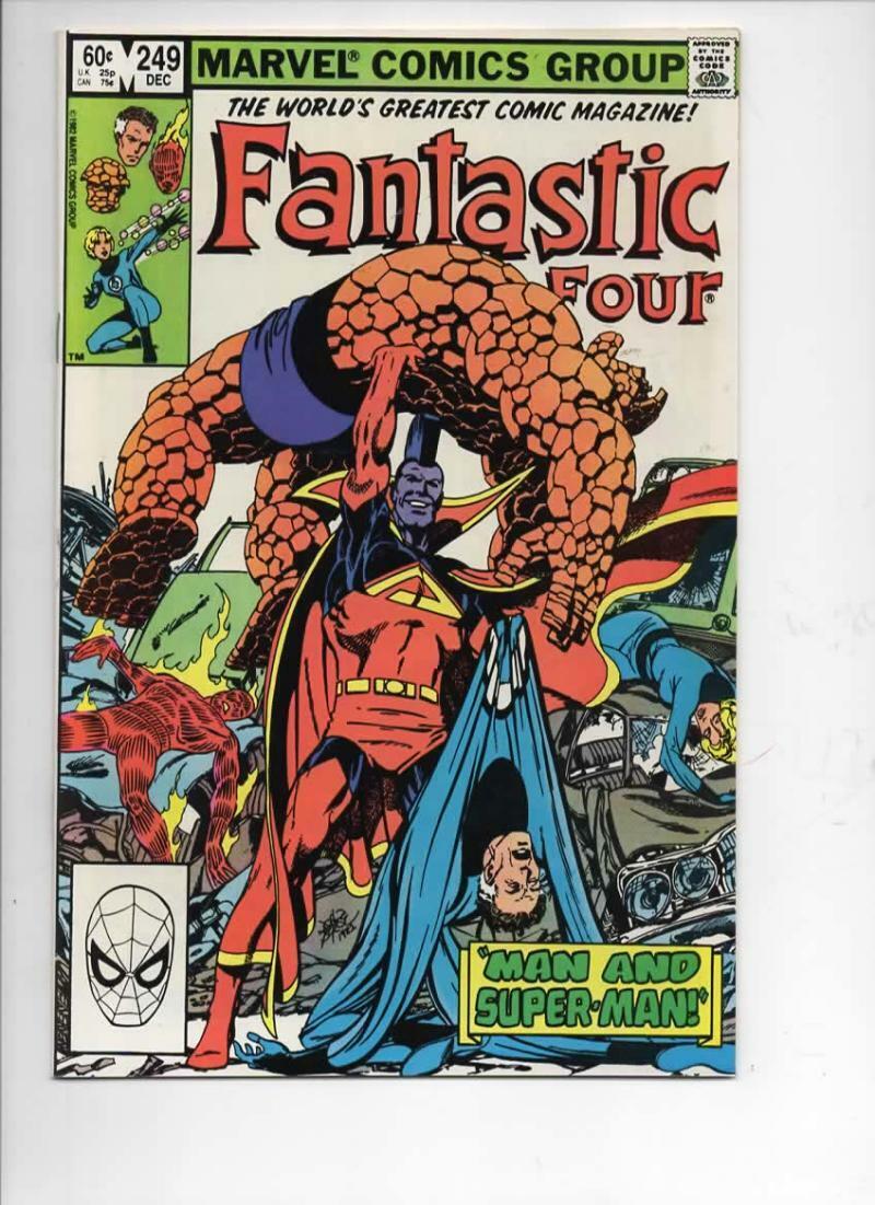 FANTASTIC FOUR #249 NM Super-Man Gladiator 1961 1982 Marvel, more FF in store