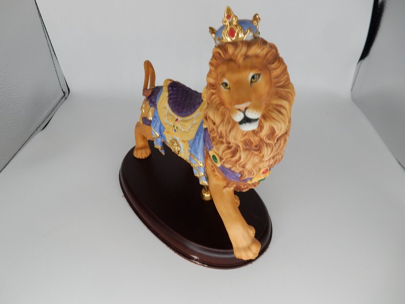 Lenox~Porcelain Carousel~Royal Lion~1990~New Old Stock~In Box