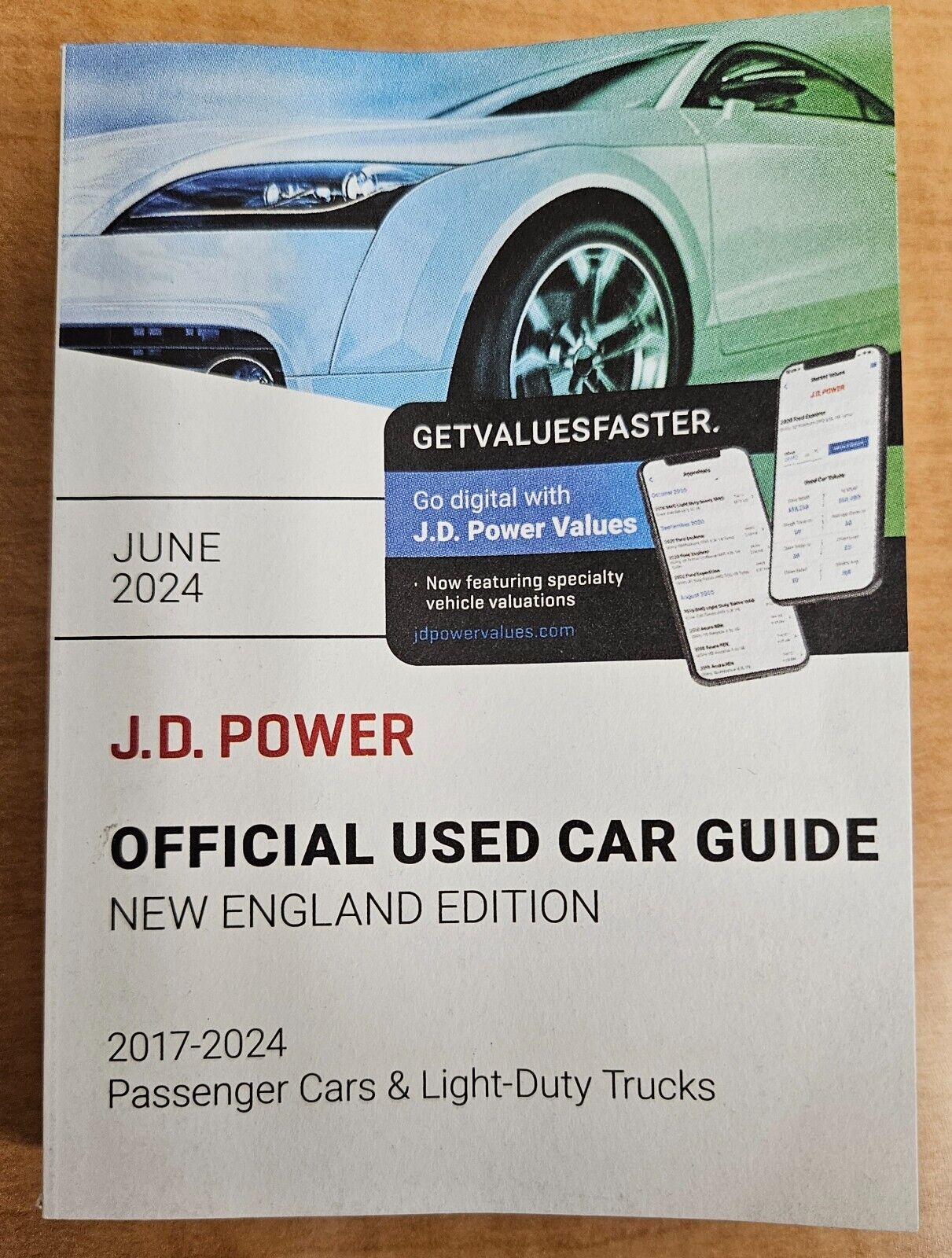 NADA Official Used Car Truck Price Guide Book JUNE 2024 New England Edition
