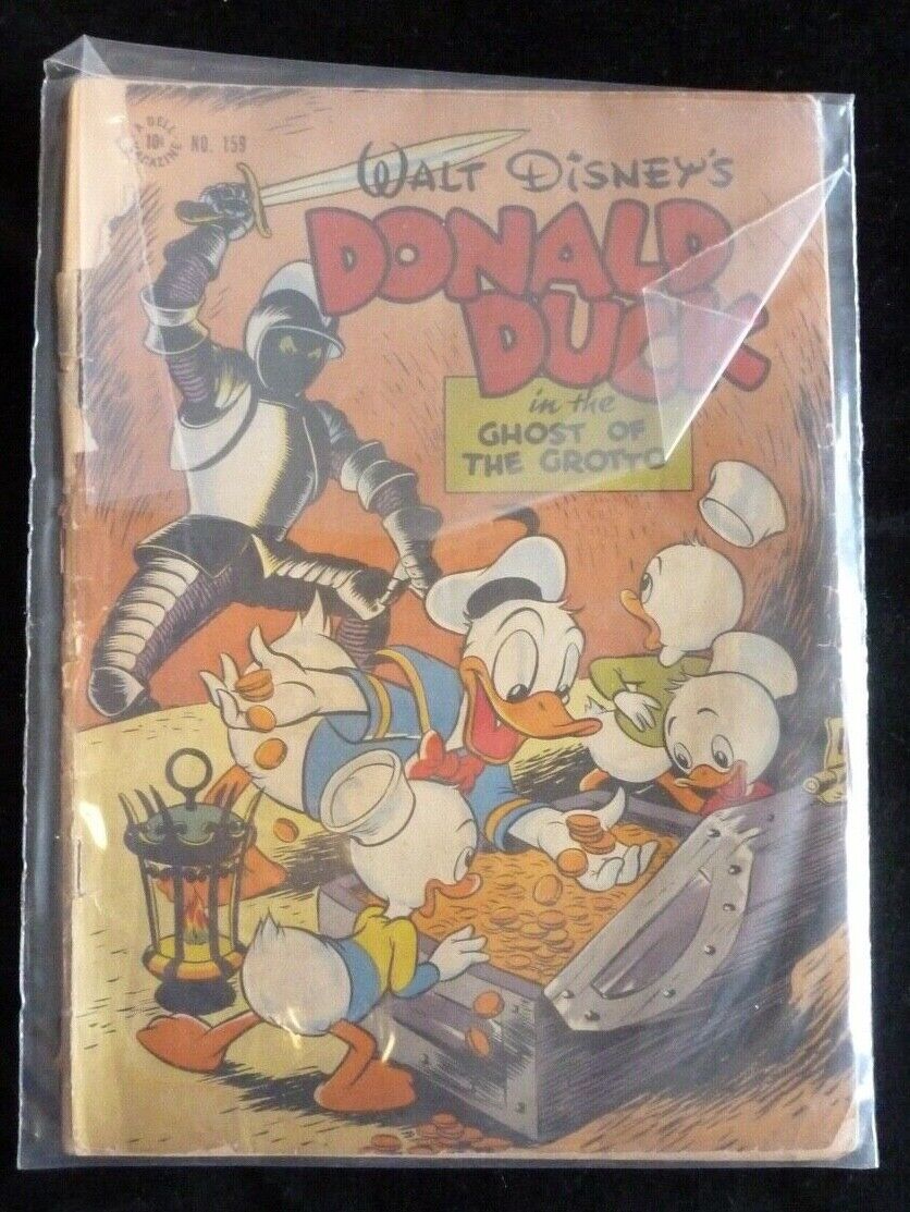 FOUR COLOR #159 1947 Donald Duck in the Ghost of the Grotto Fair