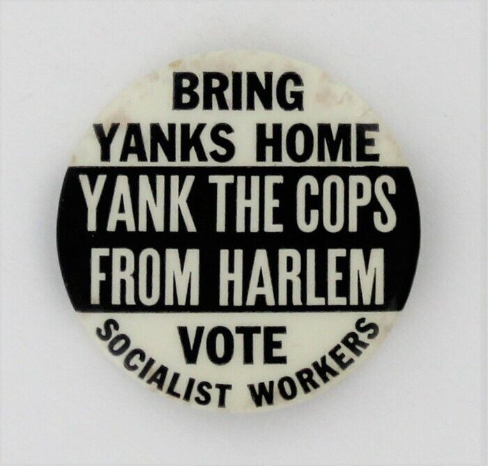 Black Civil Rights 1964 Harlem Race Riot NYC Vietnam War Protest NYPD Abuse P260