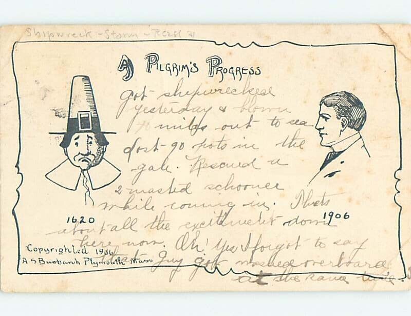 Pre-1907 PILGRIMS PROGRESS - COMIC DEPICTION OF BOOK PILGRIMS PROGRESS HL2122