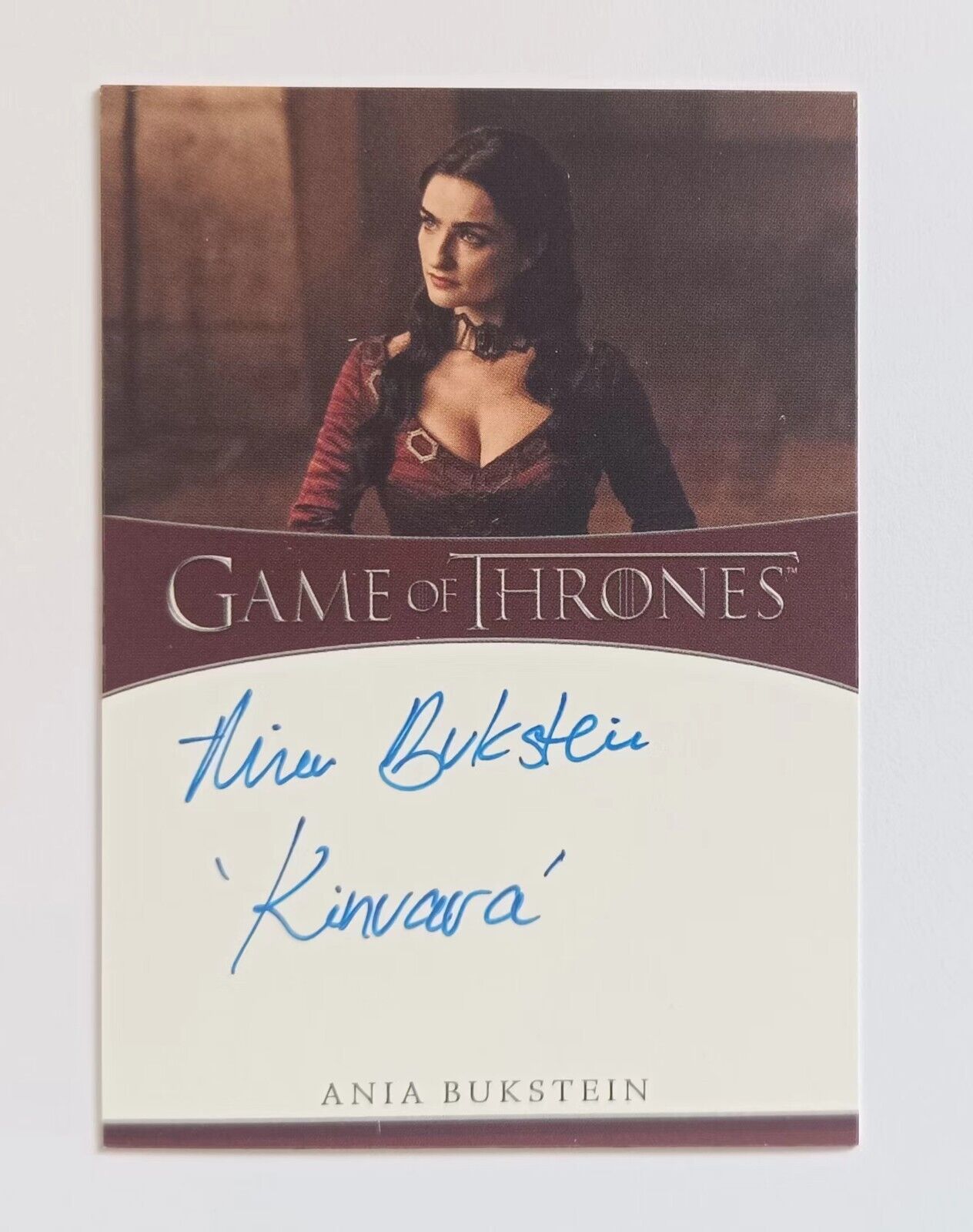 Game of Thrones ANIA BUKSTEIN  Autograph  INSCRIPTION Auto  Kinvara