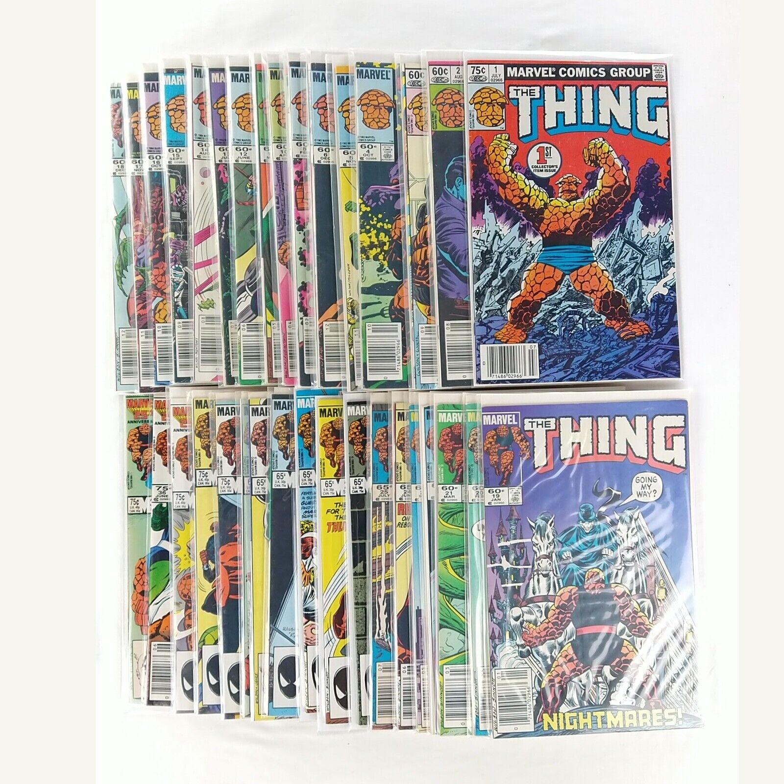 The Thing #1-36 Complete Series Set #1 CPV Newsstand 1983 Marvel 2 3 4 5 6 34 35