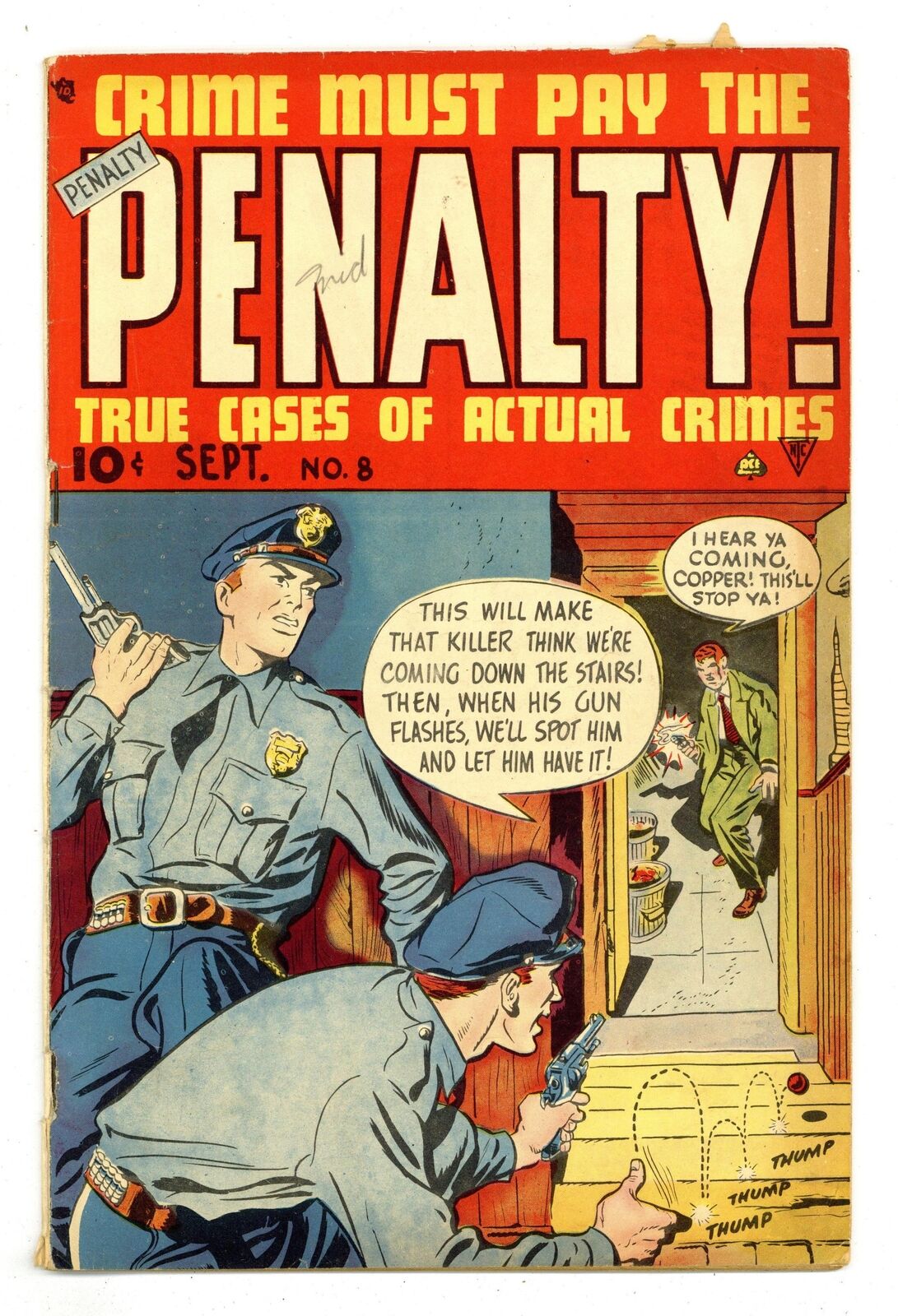 Crime Must Pay the Penalty #8 GD/VG 3.0 1949 Canadian 1948 Ace International