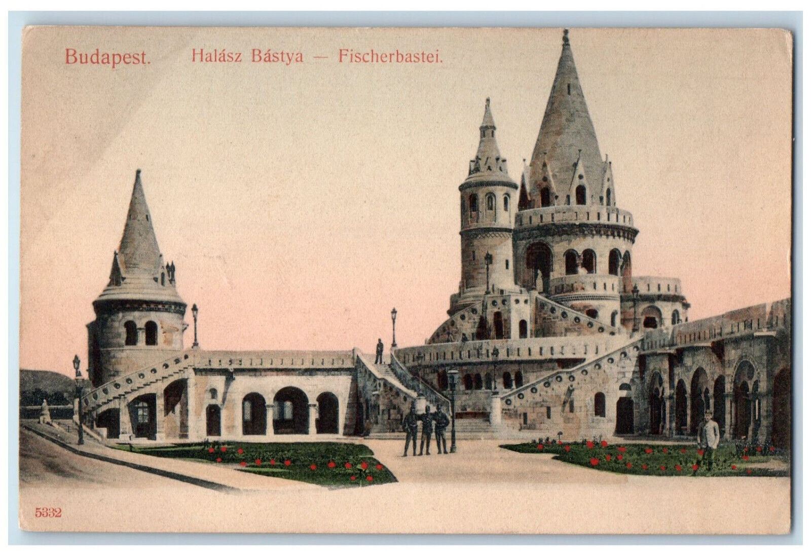 Budapest Hungary Postcard Fisherman's Bastion Building c1910 Unposted