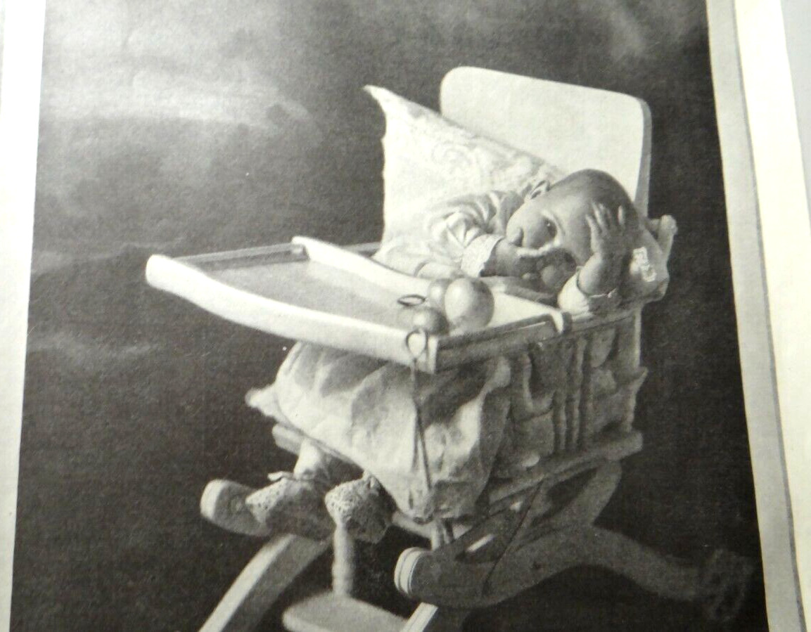 1919 Womanology - Office Dog Baby Full Magazine Print Ad vintage ephemera scarce