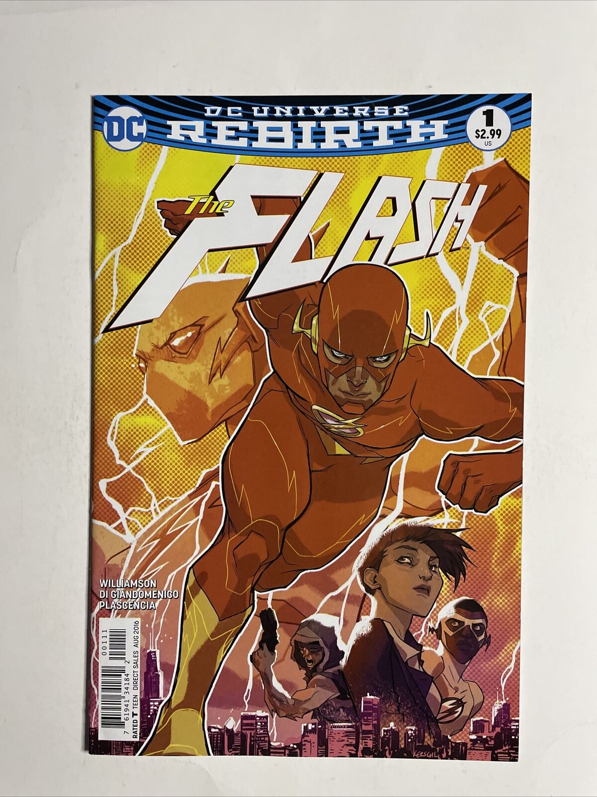 The Flash #1 (2016) 9.4 NM DC High Grade Comic Book 1st App August Heart Godspee