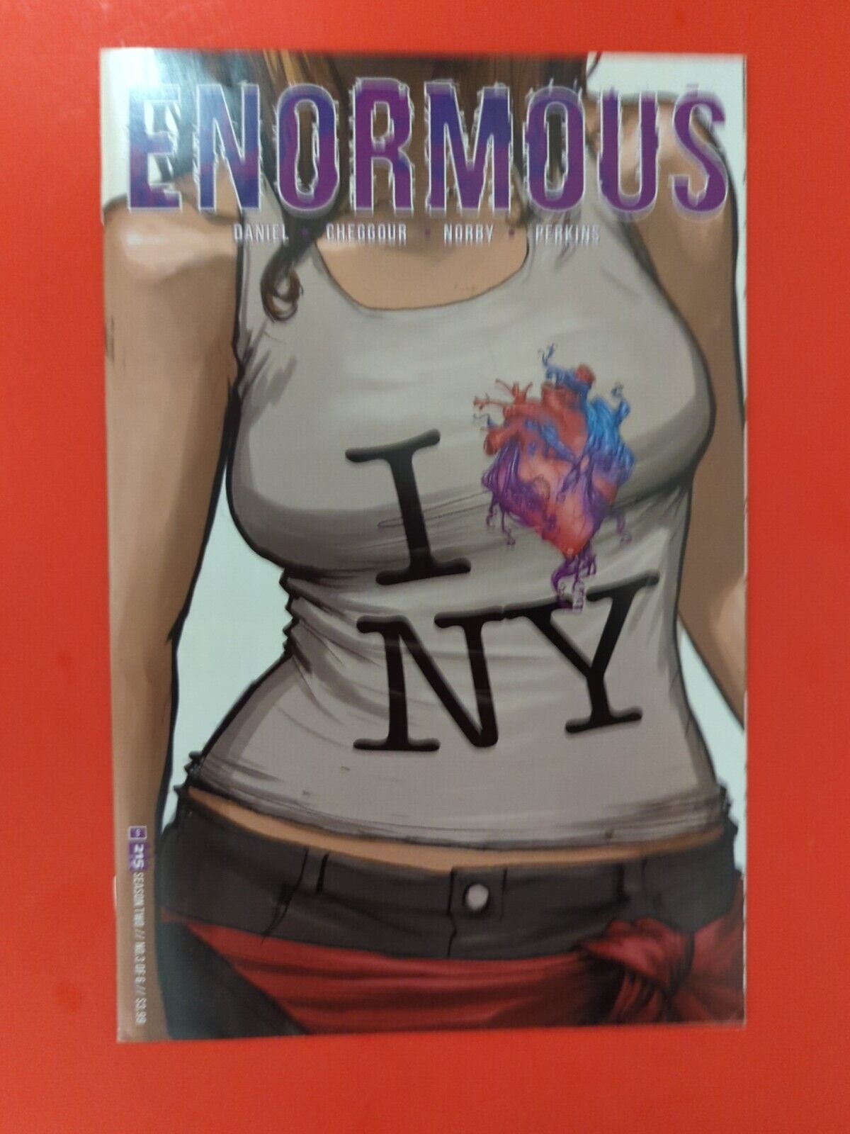Enormous  #9  215 Ink Comic| Larry's Variant I Love New York HTF RARE (B3