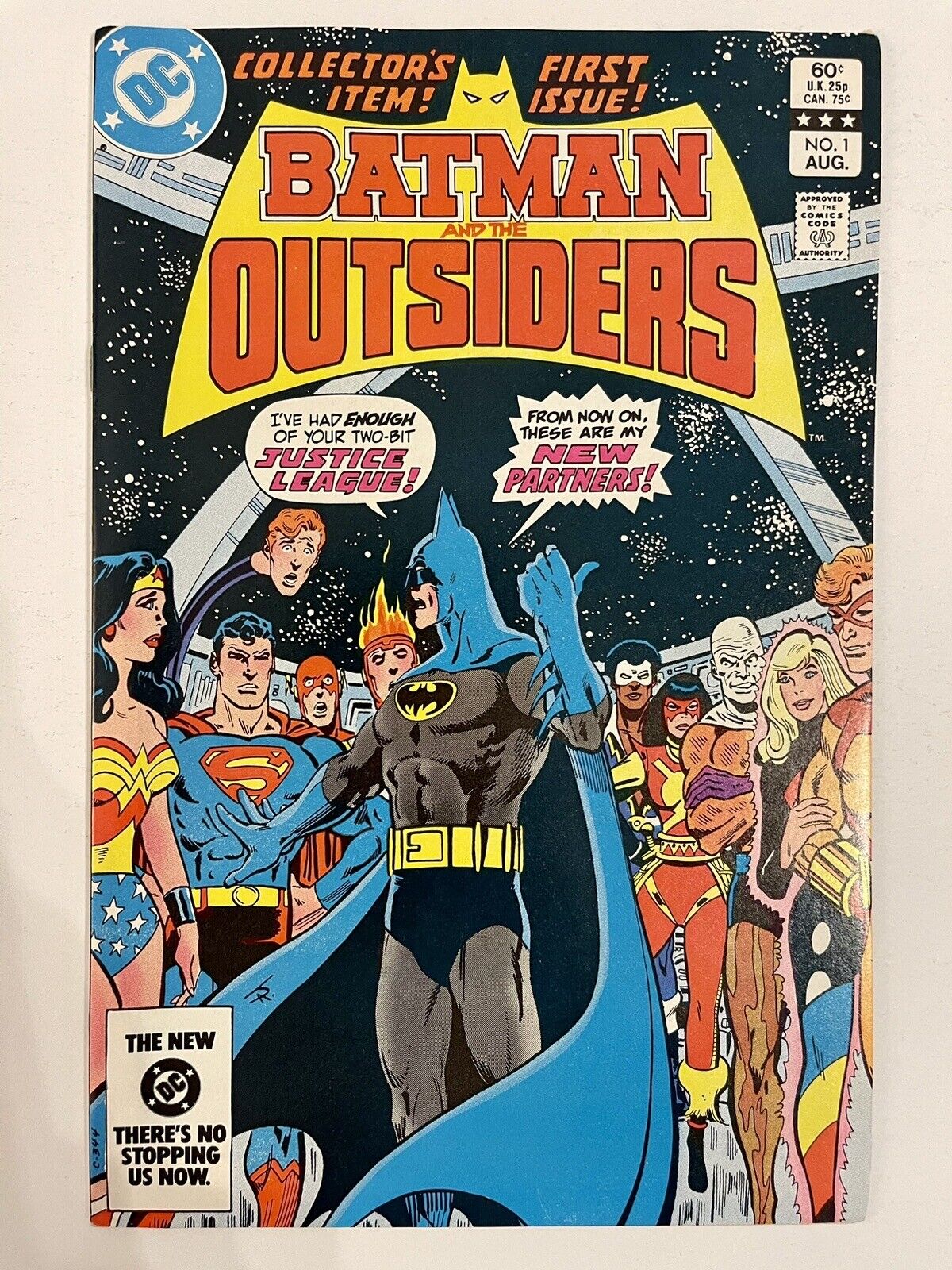 Batman and The Outsiders #1, 1983 Bronze Age DC Comic Book, 1st Appearance