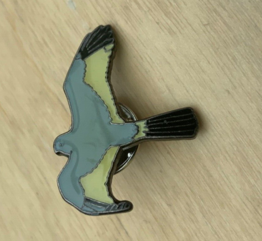RSPB Hen Harrier Pin Badge 1st Design Memorabilia Collectables