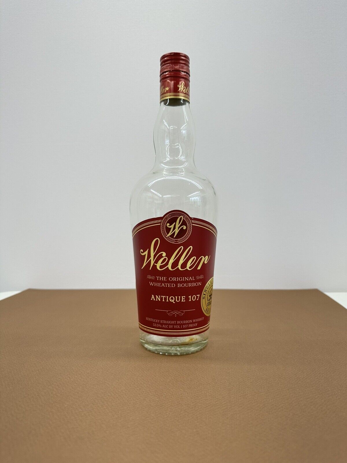 EMPTY Weller Antique 107 OWA Bourbon Bottle SP Collectible Rare Limited