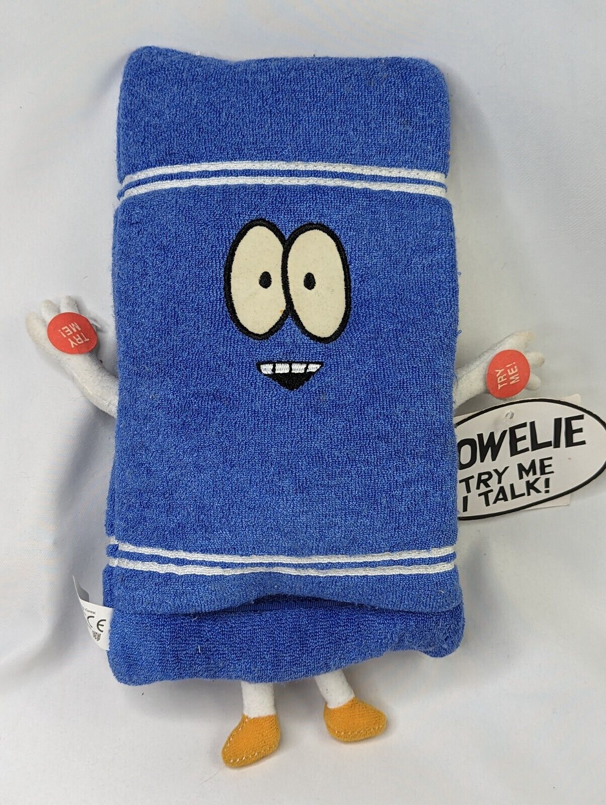 South Park Towel Plush Talks Towelie 10 Inch 2002 Comedy Central Works Stuffed