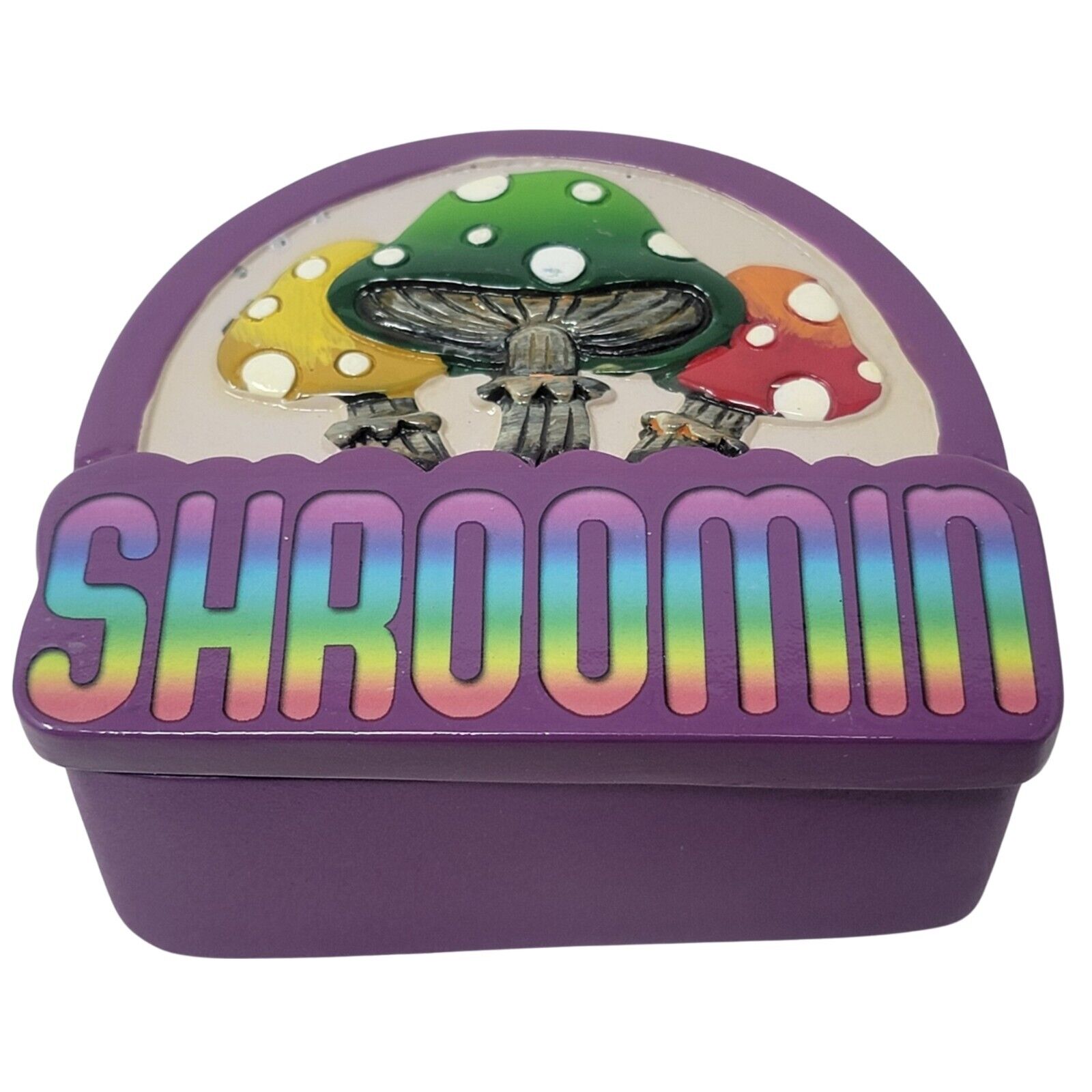 Fujima 3.5 inch Shroomin Mushroom Polystone Stash Box, Storage Box - NWT