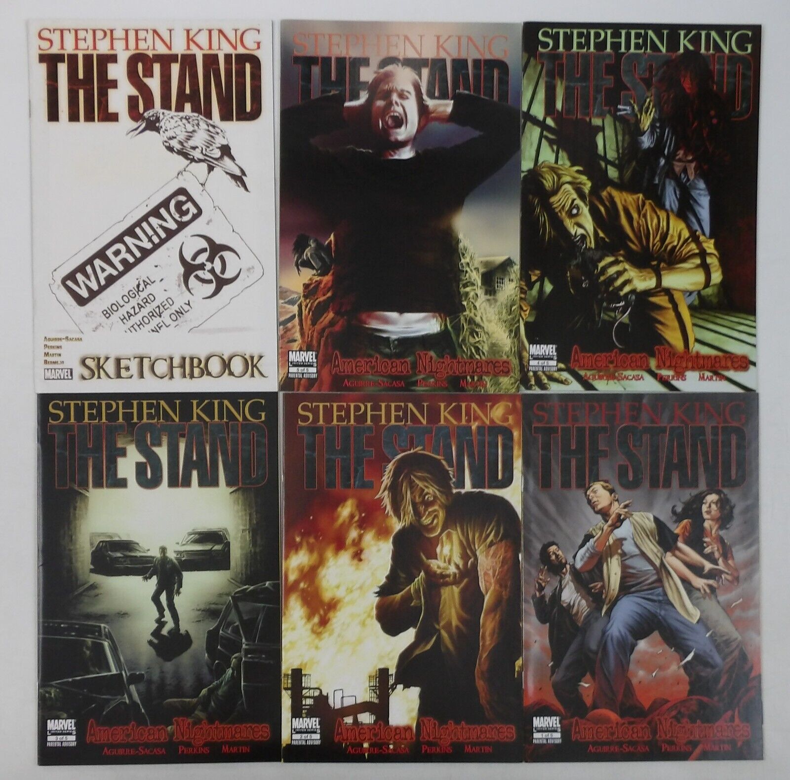 Stephen King\'s the Stand: American Nightmares #1-5 VF/NM complete series 2 3 4