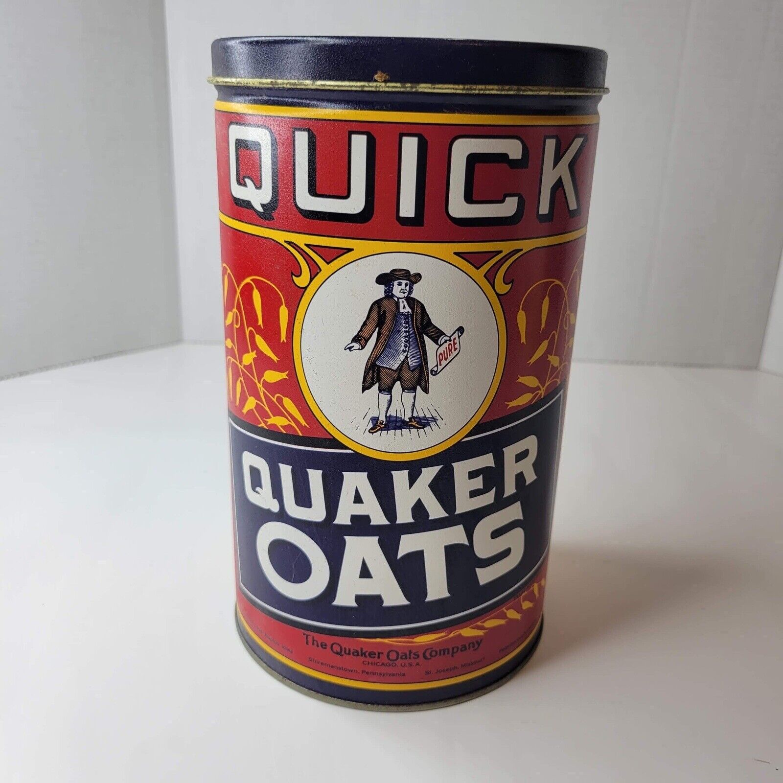 1991 Quick Quaker Oats Tin