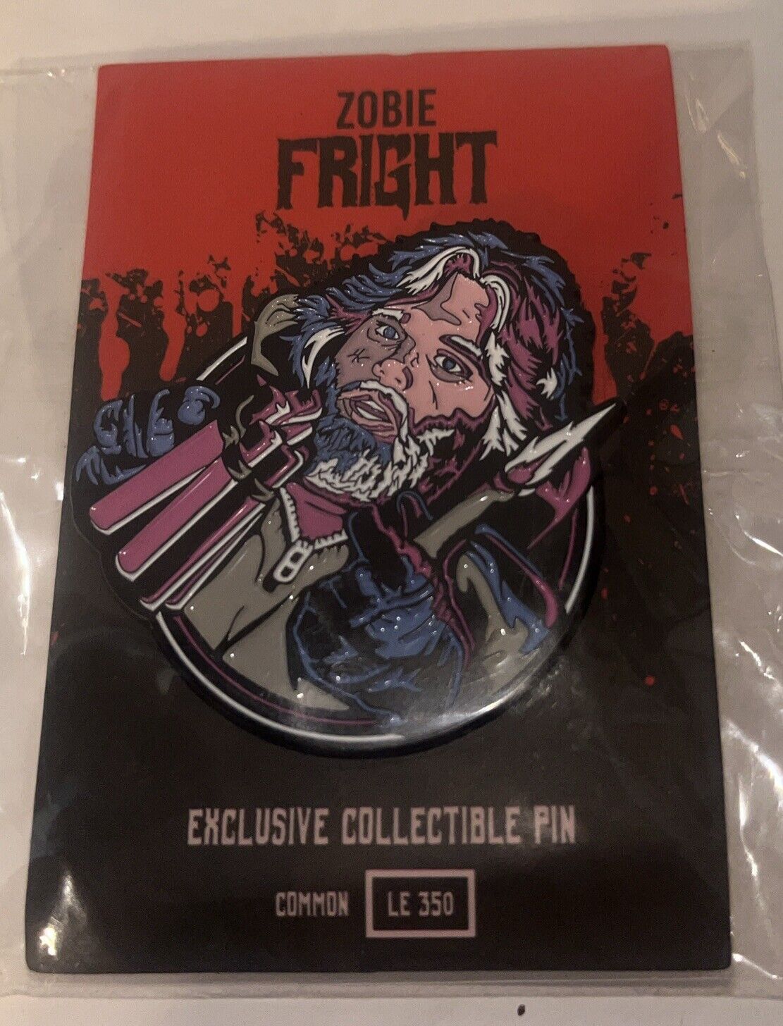 Zobie Fright Enamel Pin The Thing Limited Ed 168/350 John Carpenter Horror Lapel