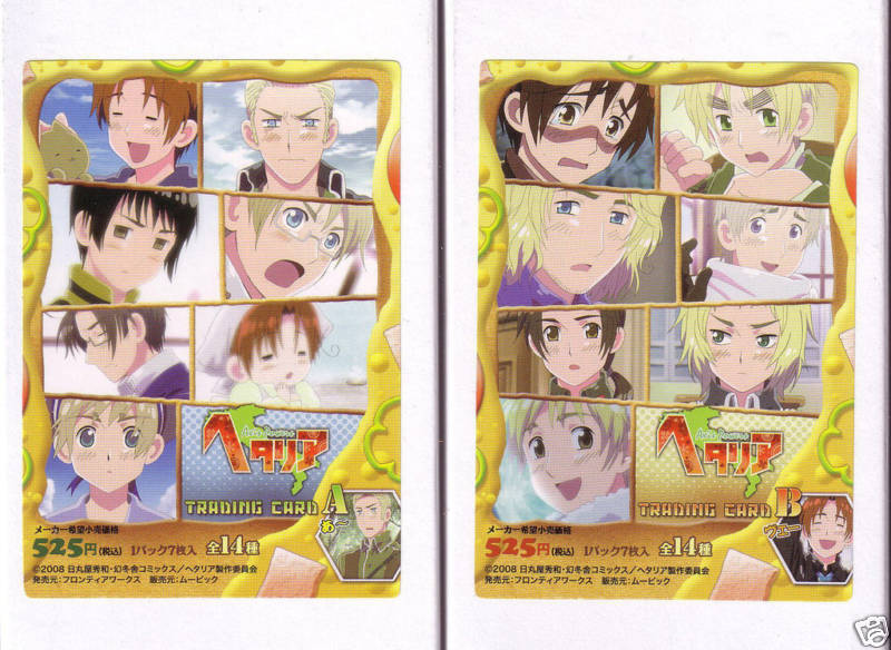Hetalia Animation Trading Card Limited E Complete Set Japanese