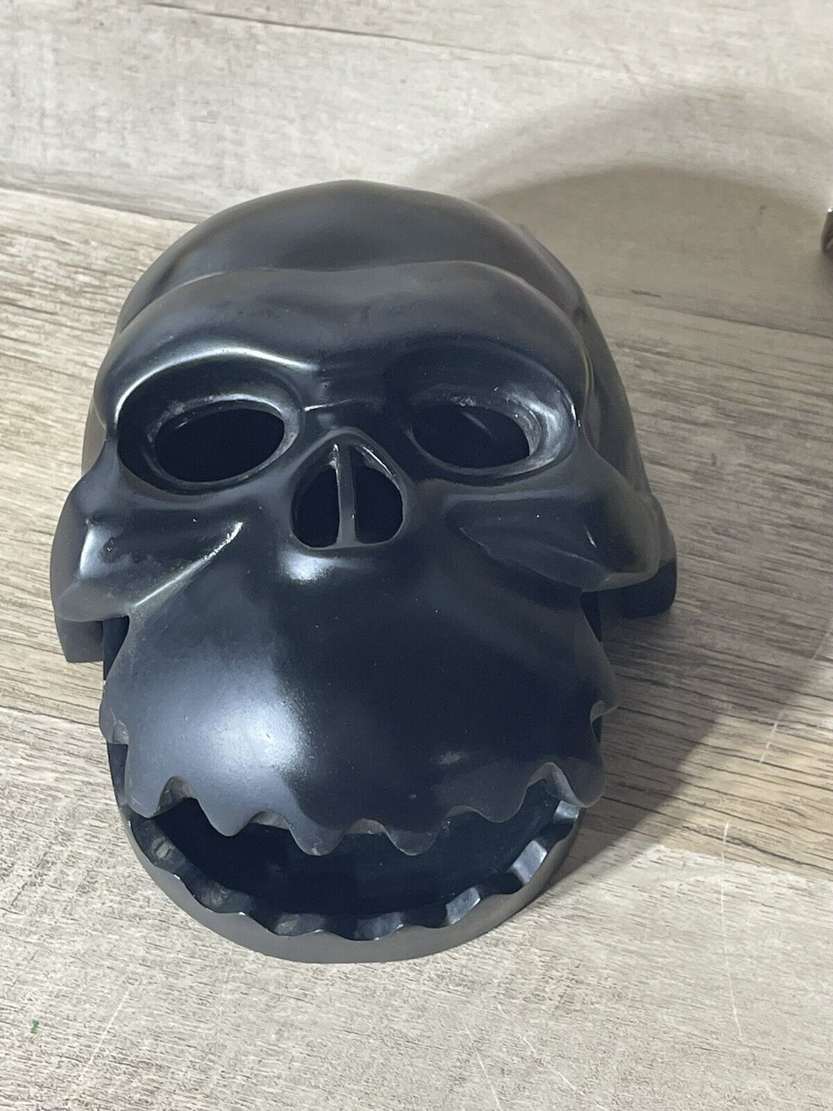 David Weeks Studio Are aware Billowing Smoke Gorilla Skull Ashtray Black