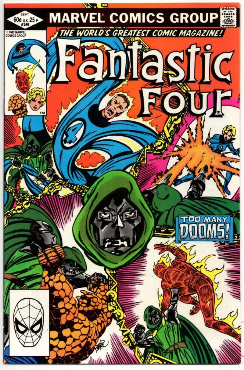 FANTASTIC FOUR #246, VF+, Dr Doom, Byrne, 1961 1982, more Marvel in store