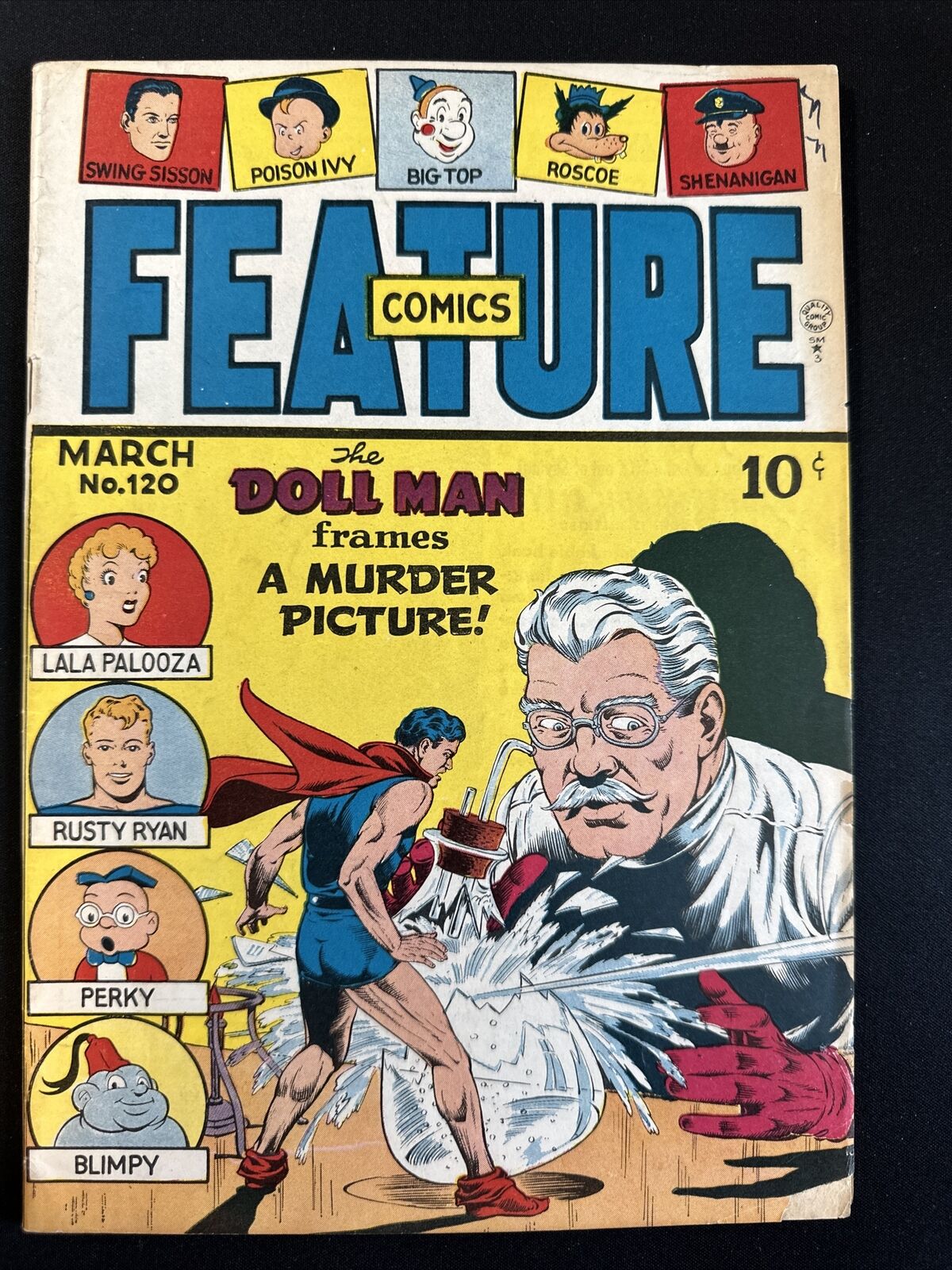 Feature Comics #120 1st Print Golden Age Comic 1948 Complete Good/VG