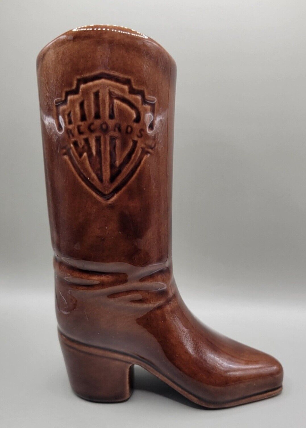 Mid-Century Warner Bros. Records Promo Merchandise Cowboy Boot  c1960 Very Rare