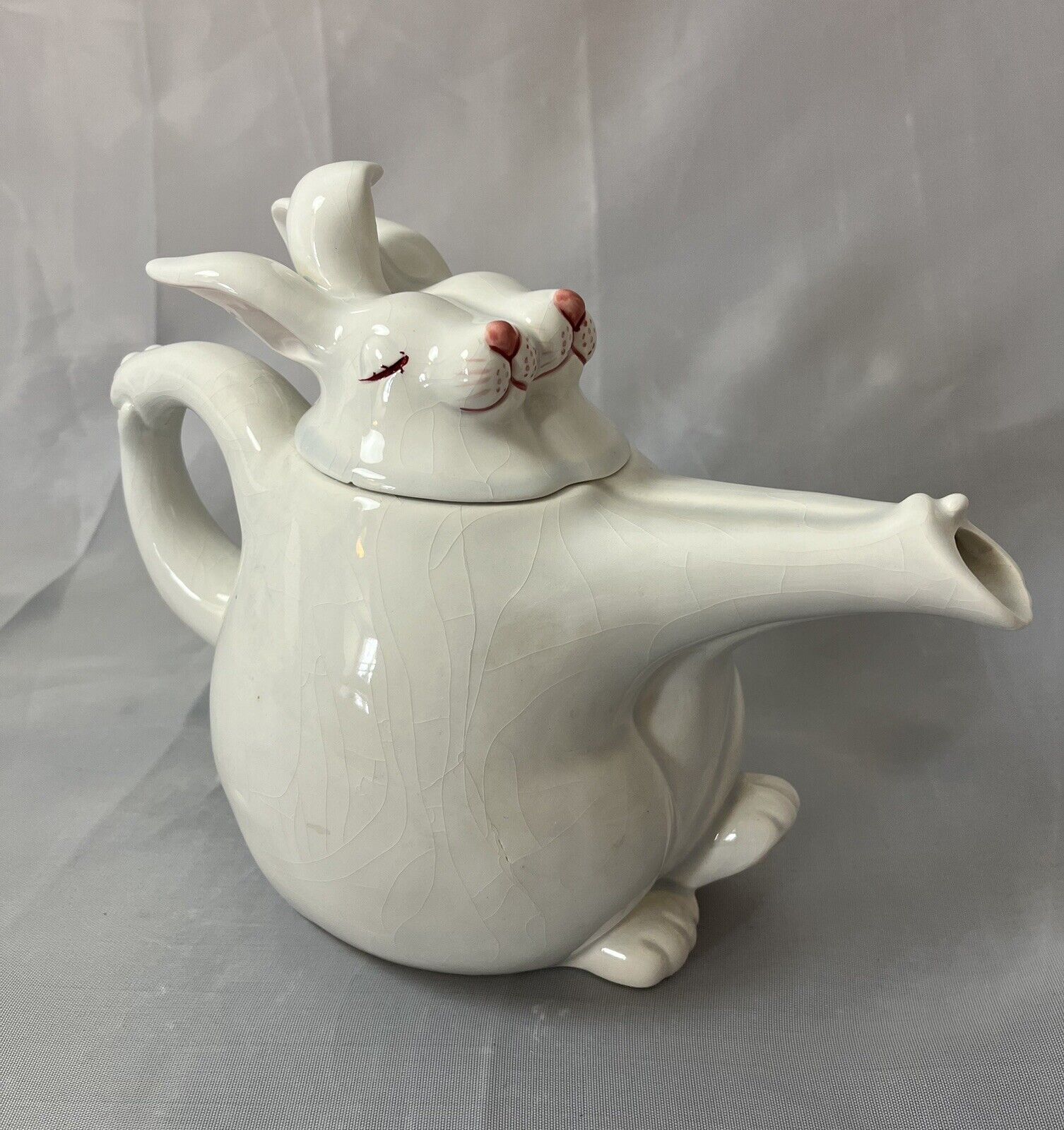Fitz & Floyd Tango Bunny Teapot