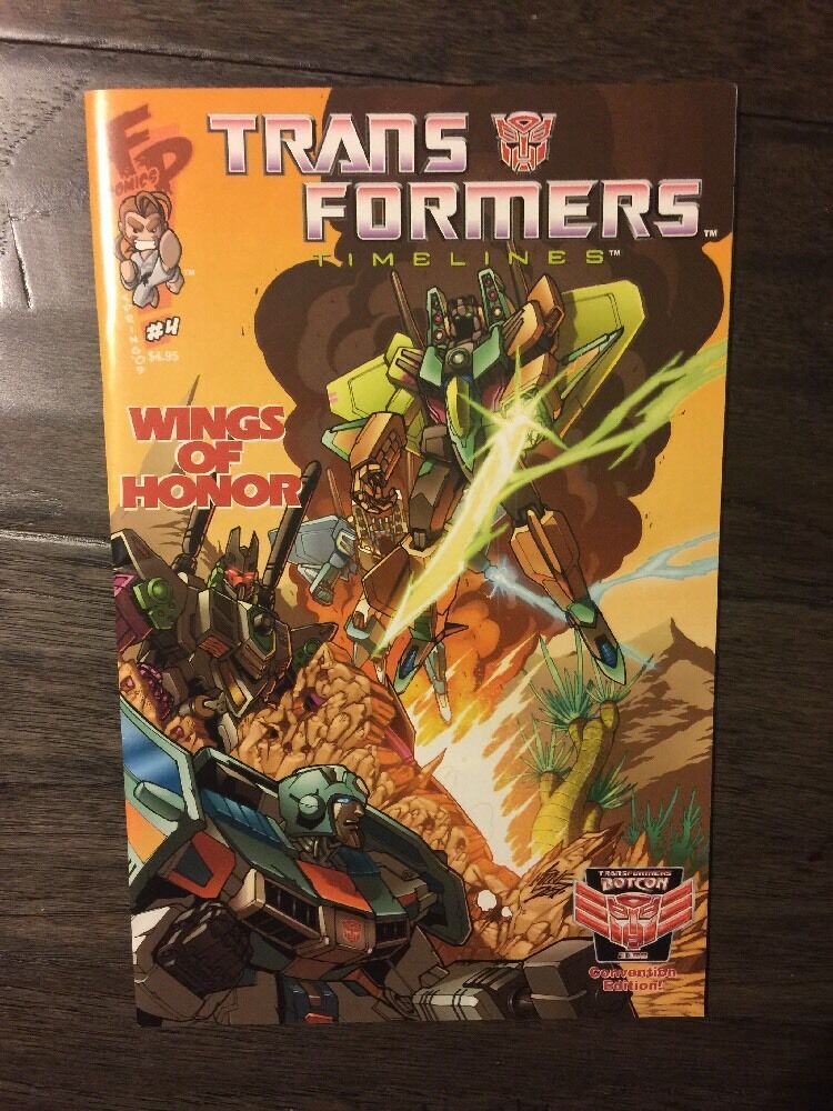 TRANSFORMERS TIMELINES #4, 2009 NM/MT  WINGS OF HONOR BOTCON CONVENTION EDITION